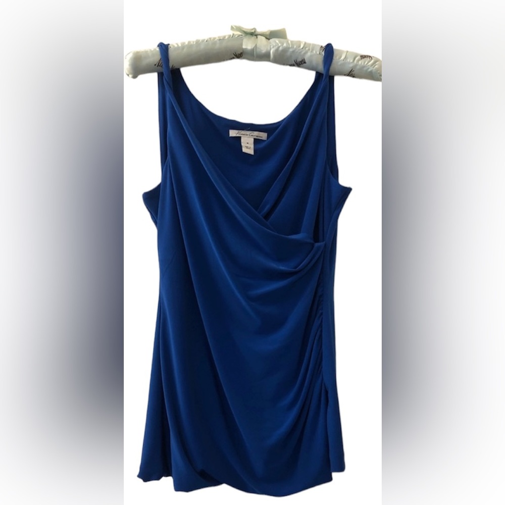 5/$20 Kenneth Cole Ruched Camisole Top- Vivid Blue